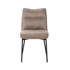 LABEL51 Eetkamerstoel Lennon Micro Suède Taupe