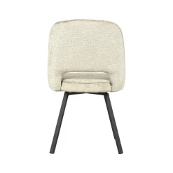 LABEL51 Eetkamerstoel Lewis Beige Fluweel