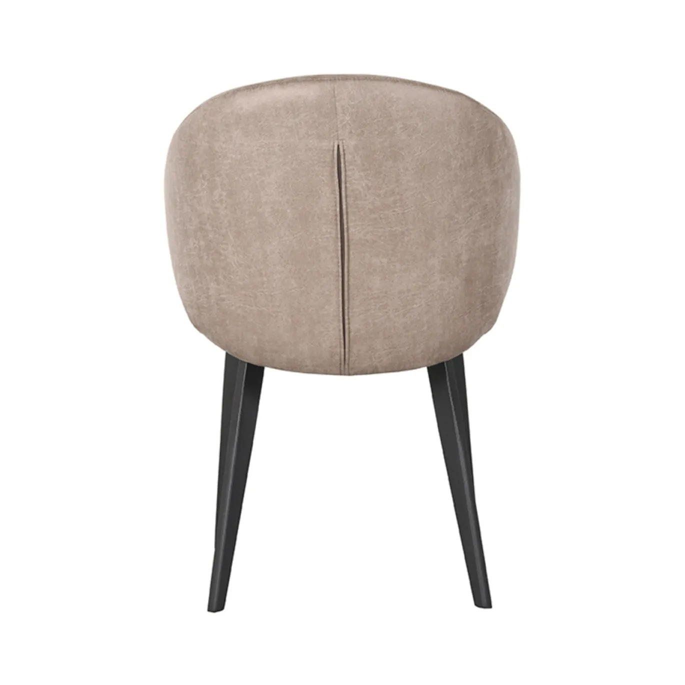 LABEL51 Eetkamerstoel Logan Taupe Micro Suède