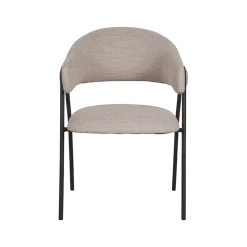 LABEL51 Eetkamerstoel Lowen Naturel Bouclé