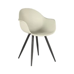 Label51 Eetkamerstoel Luca Beige Wit