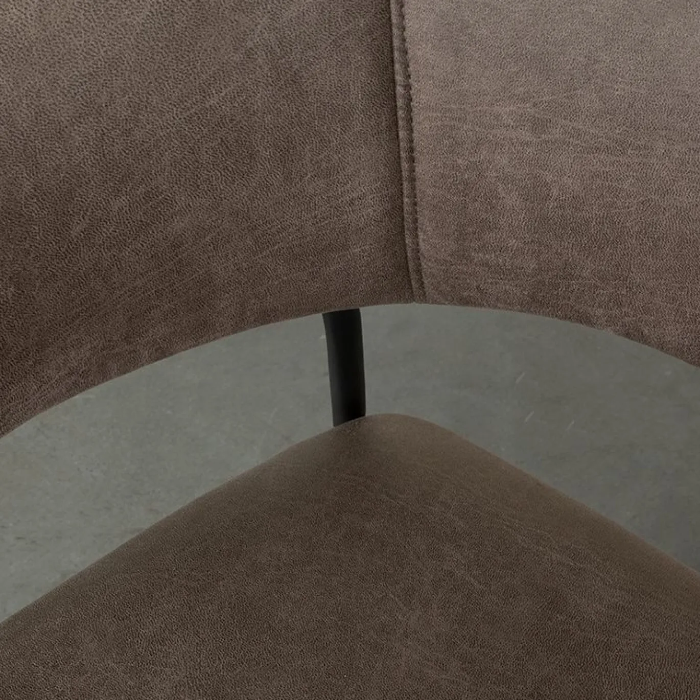 LABEL51 Eetkamerstoel Luuk Micro Suède Taupe