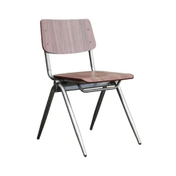 LABEL51 Eetkamerstoel Solid Donkerbruin