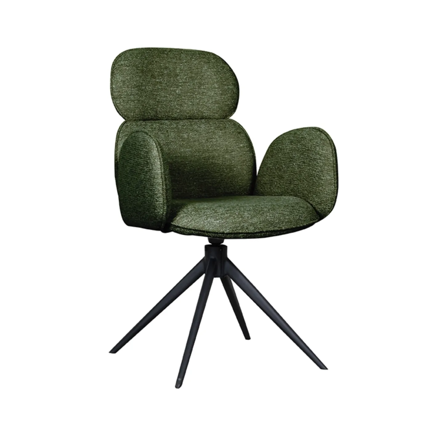 LABEL51 Eetkamerstoel Vidar Bouclé Forest