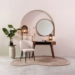 LABEL51 Eetkamerstoel Wave Naturel Bouclé