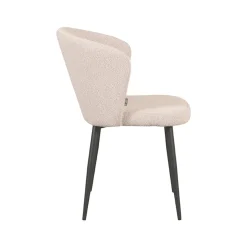LABEL51 Eetkamerstoel Wave Naturel Bouclé