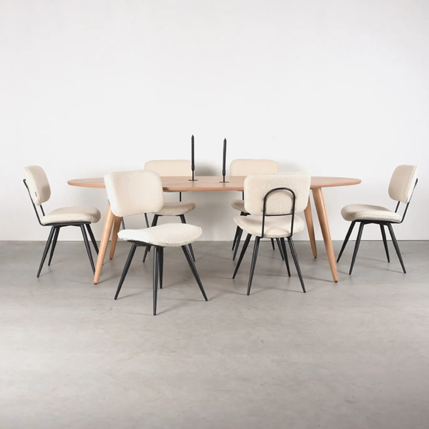 LABEL51 Eetkamertafel Ines Naturel Eiken 240cm