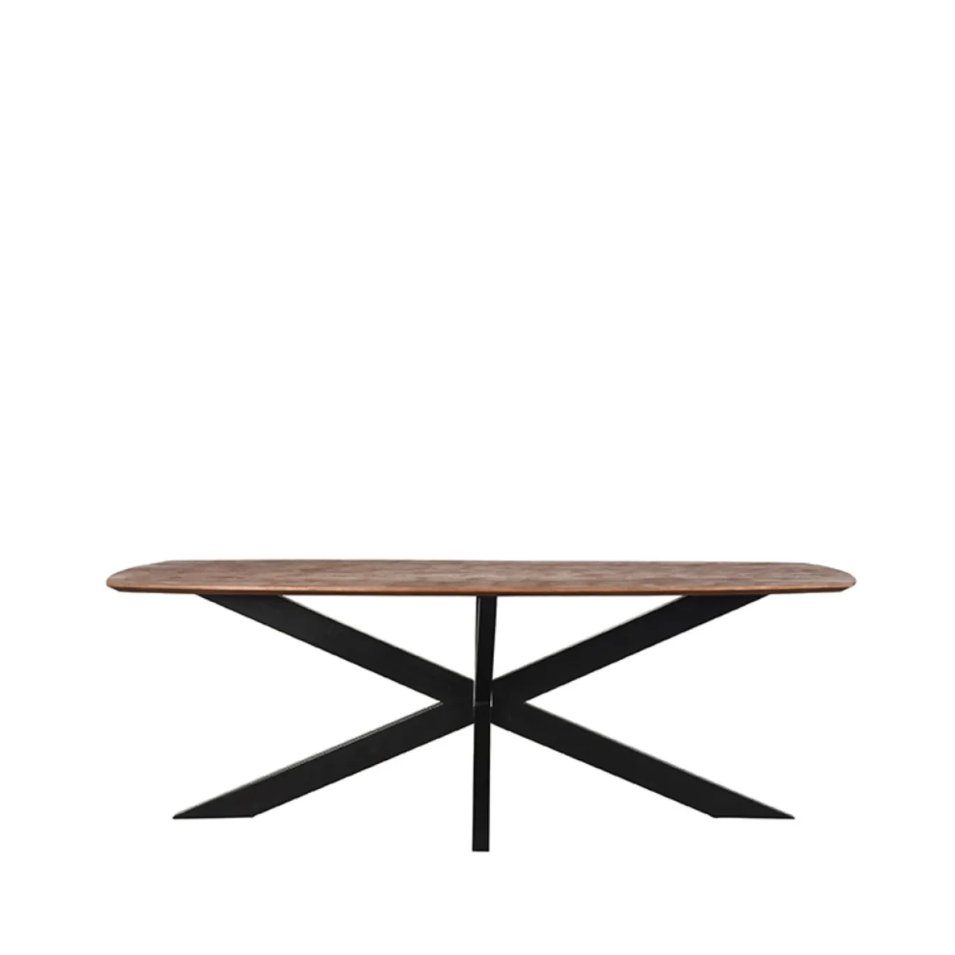 LABEL51 Eetkamertafel Zane Espresso Mangohout 220cm