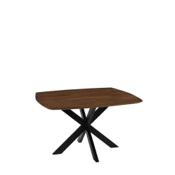 LABEL51 Eettafel Blake Bruin 130x130cm