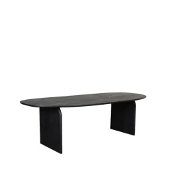 LABEL51 Eettafel Cooper Organisch Zwart 250cm