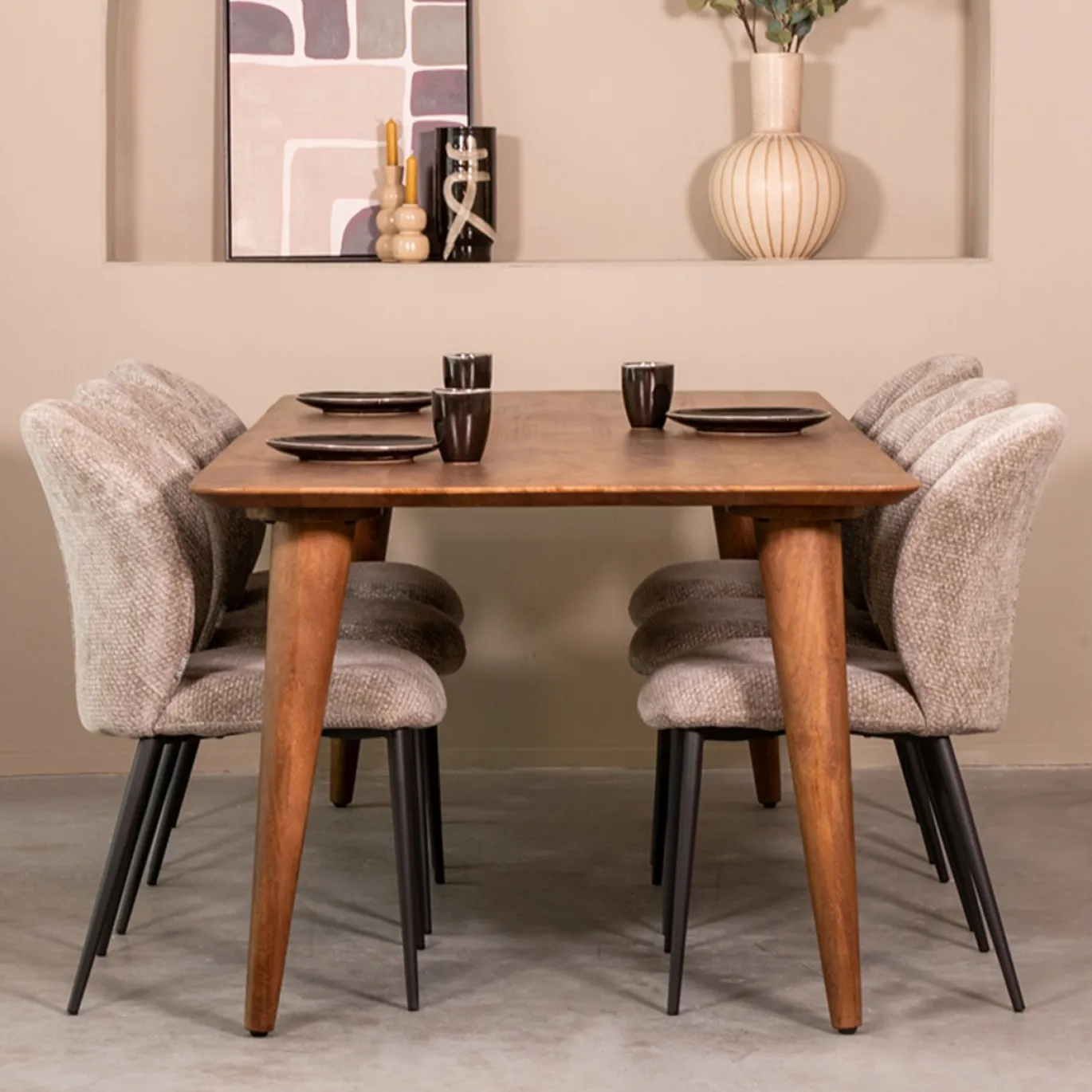 LABEL51 Eettafel Fly Bruin 220cm
