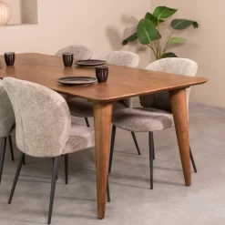 LABEL51 Eettafel Fly Bruin 220cm