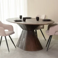 LABEL51 Eettafel Jagger Ovaal Espresso 200cm
