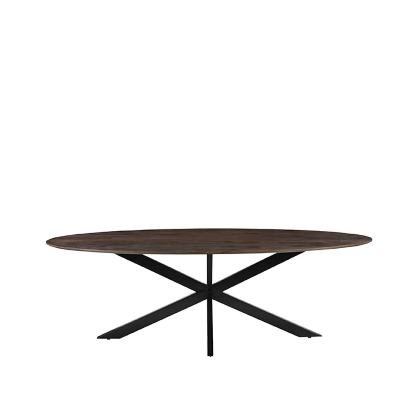 LABEL51 Eettafel James Ovaal Espresso 210cm