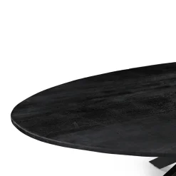 LABEL51 Eettafel James Ovaal Zwart 210cm