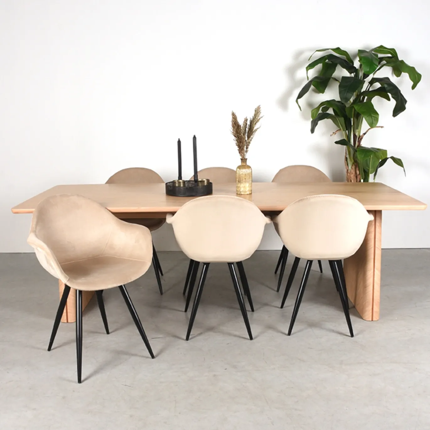 LABEL51 Eettafel Jule Naturel Eiken 240cm