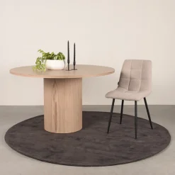 LABEL51 Eettafel Oliva Naturel Eiken Ø130cm