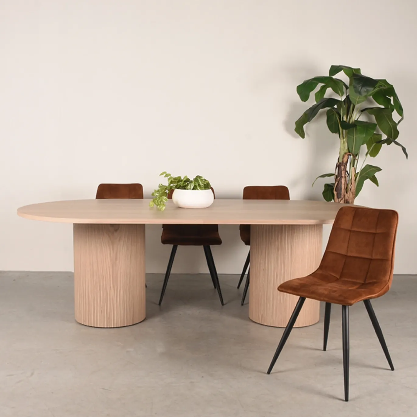 LABEL51 Eettafel Oliva Naturel Eiken 240cm