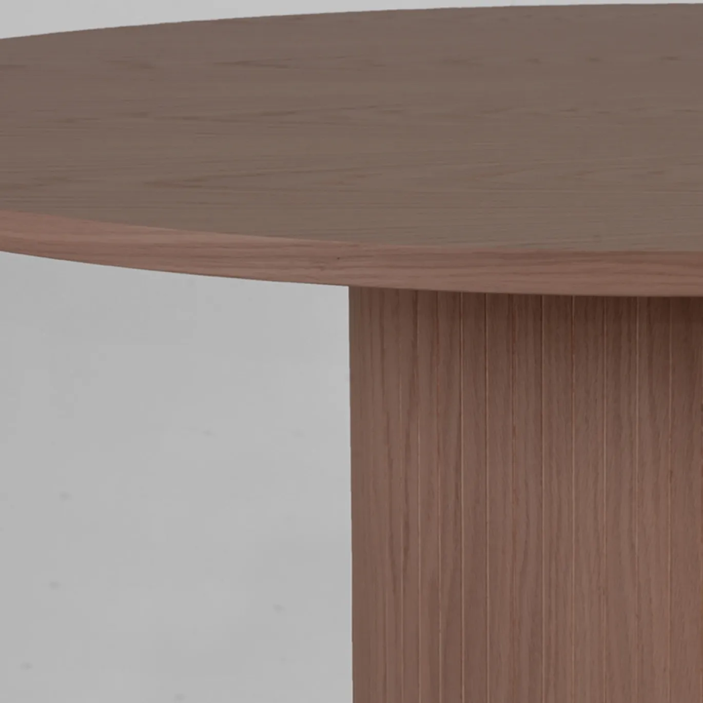 LABEL51 Eettafel Oliva Walnoot Eiken Ø130cm