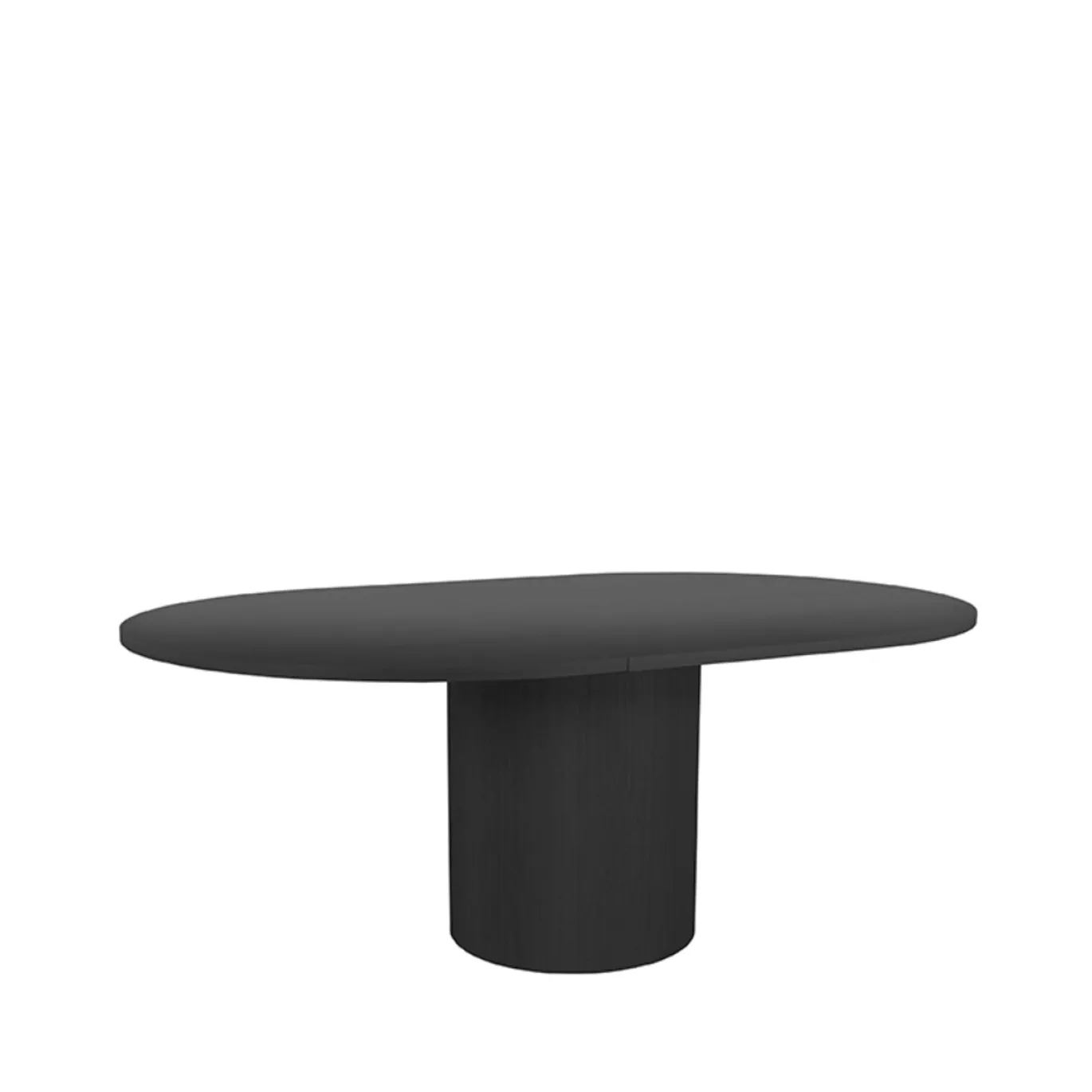 LABEL51 Eettafel Oliva Zwart Eiken Uitschuifbaar 150/200cm