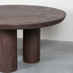 LABEL51 Eettafel Olly Espresso Ø150cm