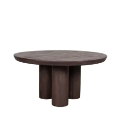 LABEL51 Eettafel Olly Espresso Ø150cm