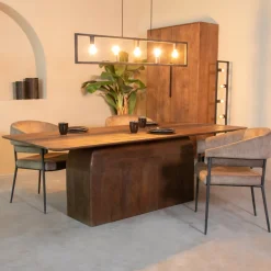 LABEL51 Eettafel Owen Espresso 200cm
