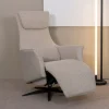 LABEL51 Elektrische Fauteuil Lund Bouclé Naturel