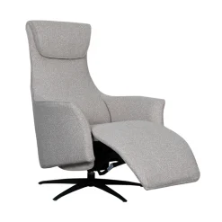 LABEL51 Elektrische Fauteuil Lund Bouclé Naturel