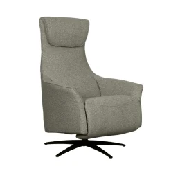 LABEL51 Elektrische Fauteuil Lund Bouclé Truffelgrijs