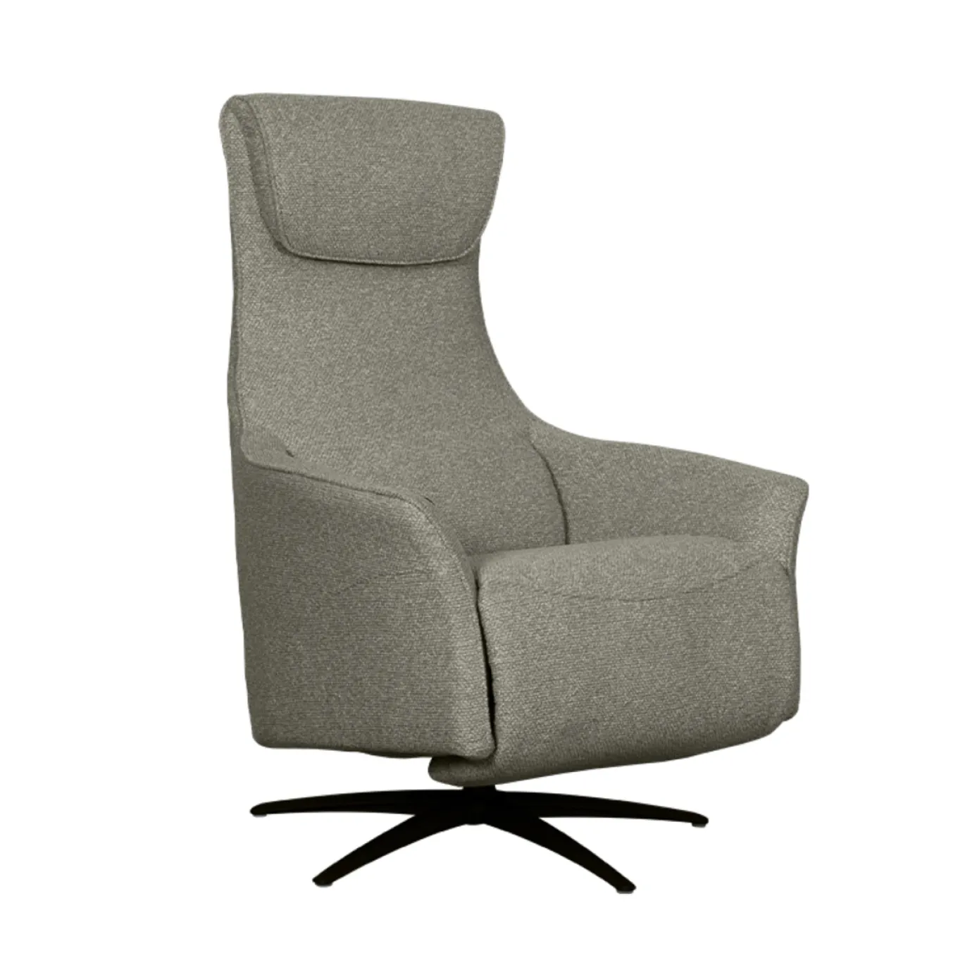 LABEL51 Elektrische Fauteuil Lund Bouclé Truffelgrijs