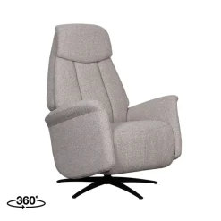 LABEL51 Elektrische Fauteuil Oslo Naturel Bouclé