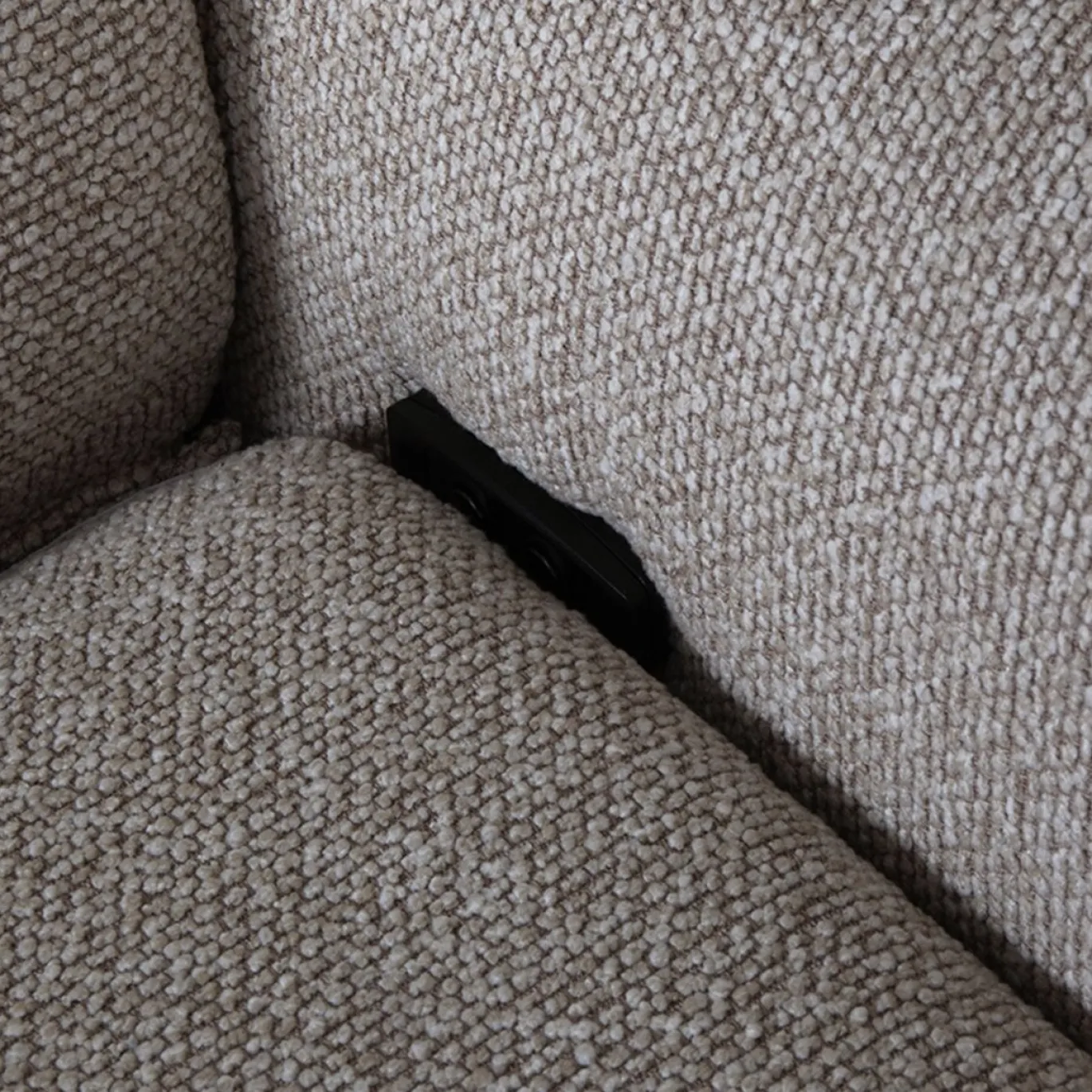 LABEL51 Elektrische Fauteuil Oslo Naturel Bouclé