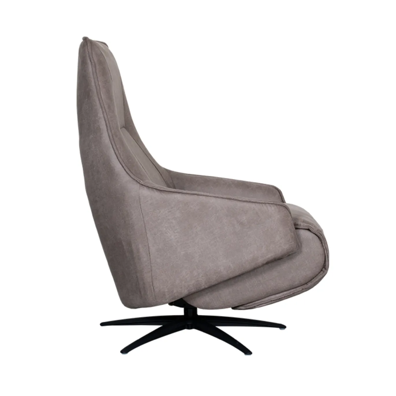 LABEL51 Elektrische Fauteuil Odense Micro Suède Taupe