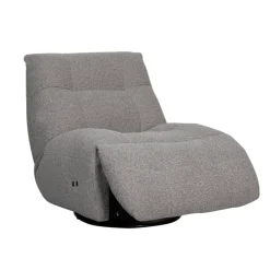 LABEL51 Elektrische Fauteuil Relax & Recharge Bouclé Truffelgrijs
