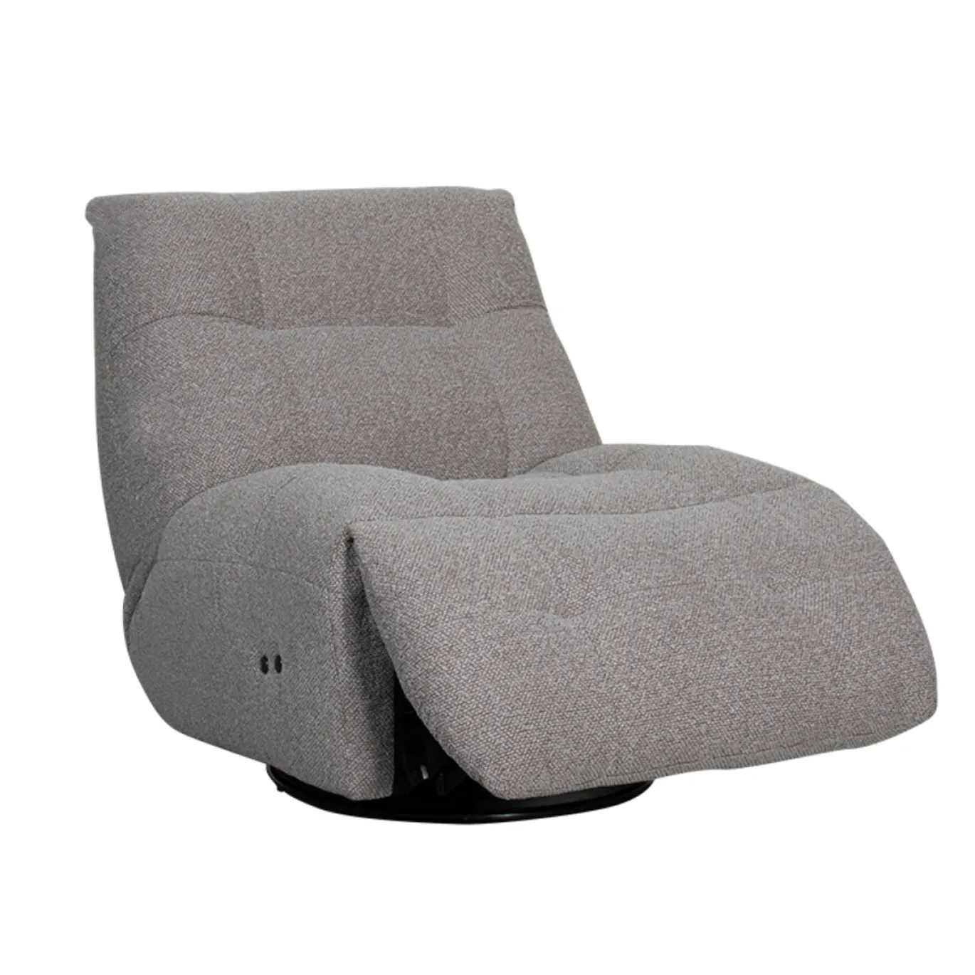 LABEL51 Elektrische Fauteuil Relax & Recharge Bouclé Truffelgrijs