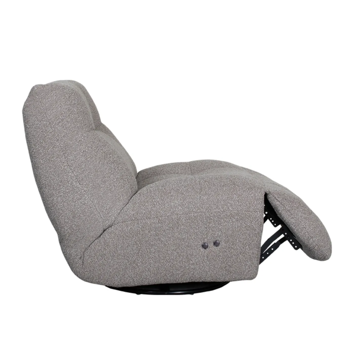 LABEL51 Elektrische Fauteuil Relax & Recharge Bouclé Truffelgrijs