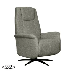 LABEL51 Elektrische Fauteuil Stockholm Bouclé Truffelgrijs