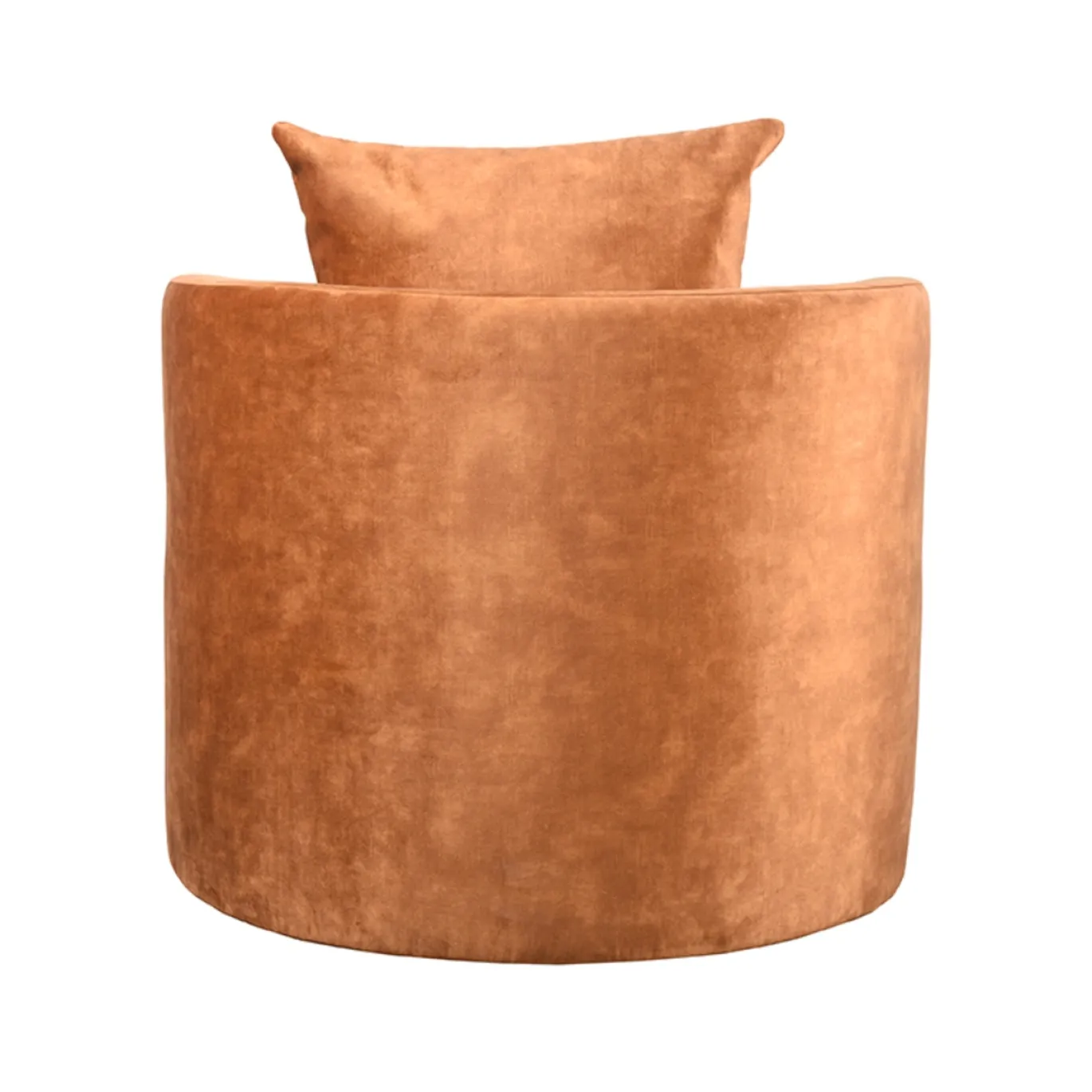 LABEL51 Fauteuil Evy Oker Velours Ø90x75cm