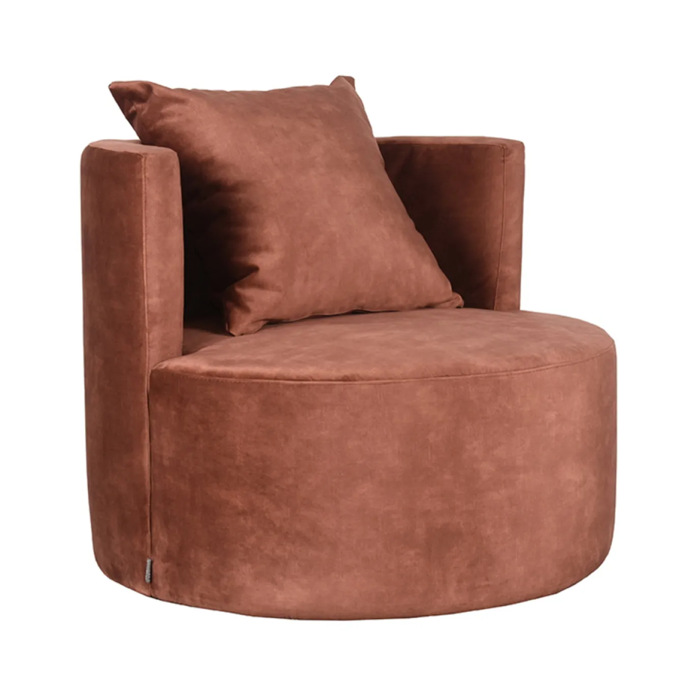 LABEL51 Fauteuil Evy Roest Velours Ø90x75cm