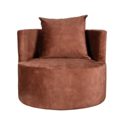LABEL51 Fauteuil Evy Roest Velours Ø90x75cm