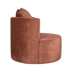 LABEL51 Fauteuil Evy Roest Velours Ø90x75cm