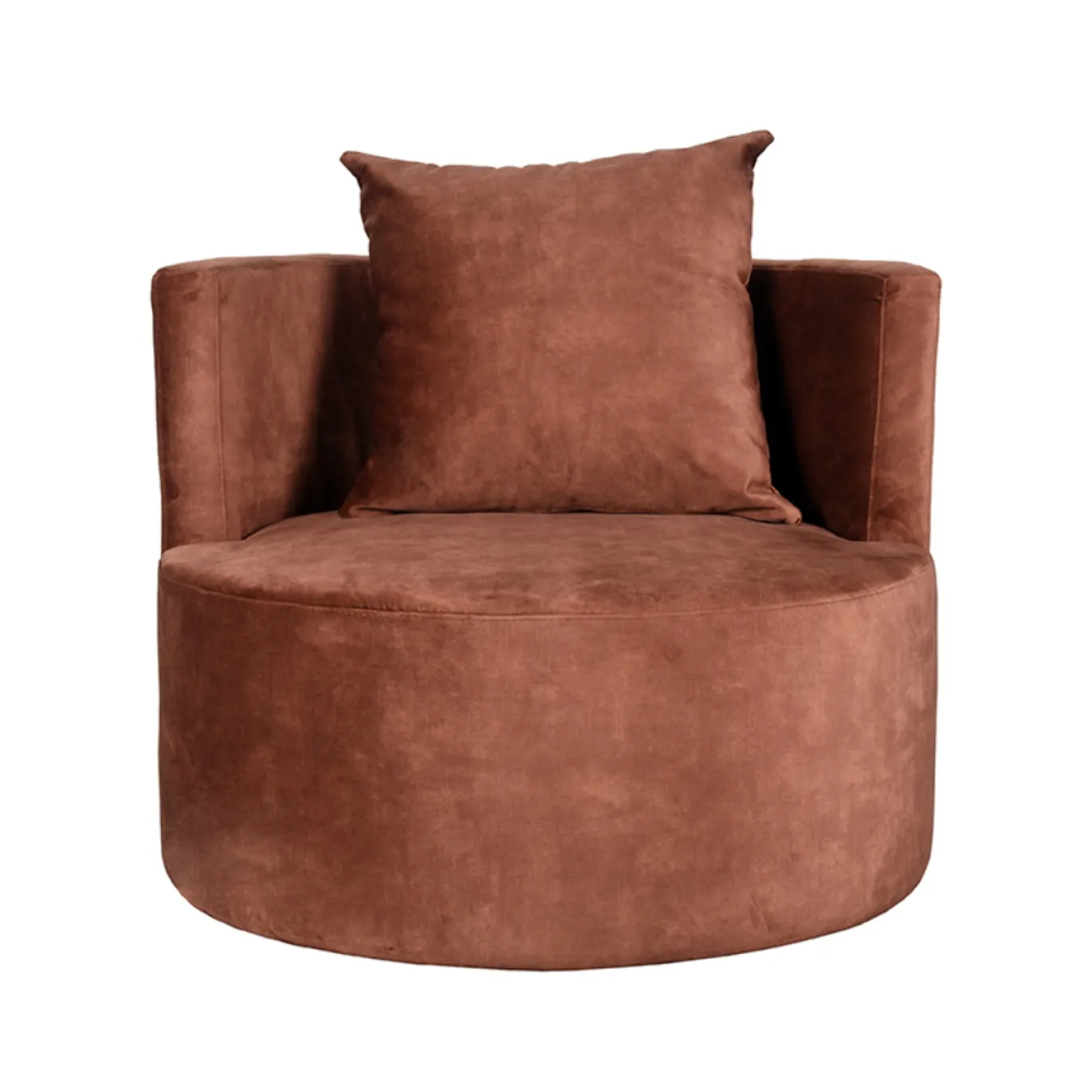 LABEL51 Fauteuil Evy Roest Velours Ø90x75cm
