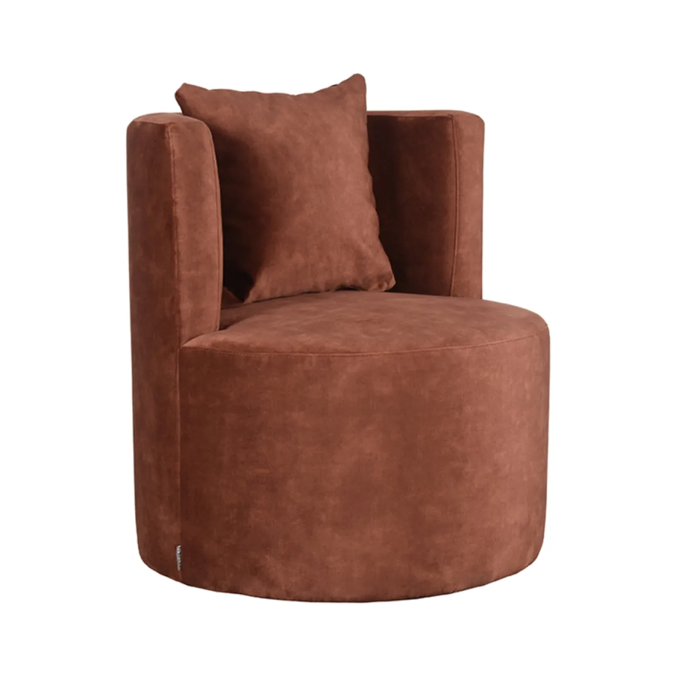LABEL51 Fauteuil Evy Roest Velours Ø65x75cm