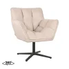 LABEL51 Fauteuil Ian Naturel Bouclé