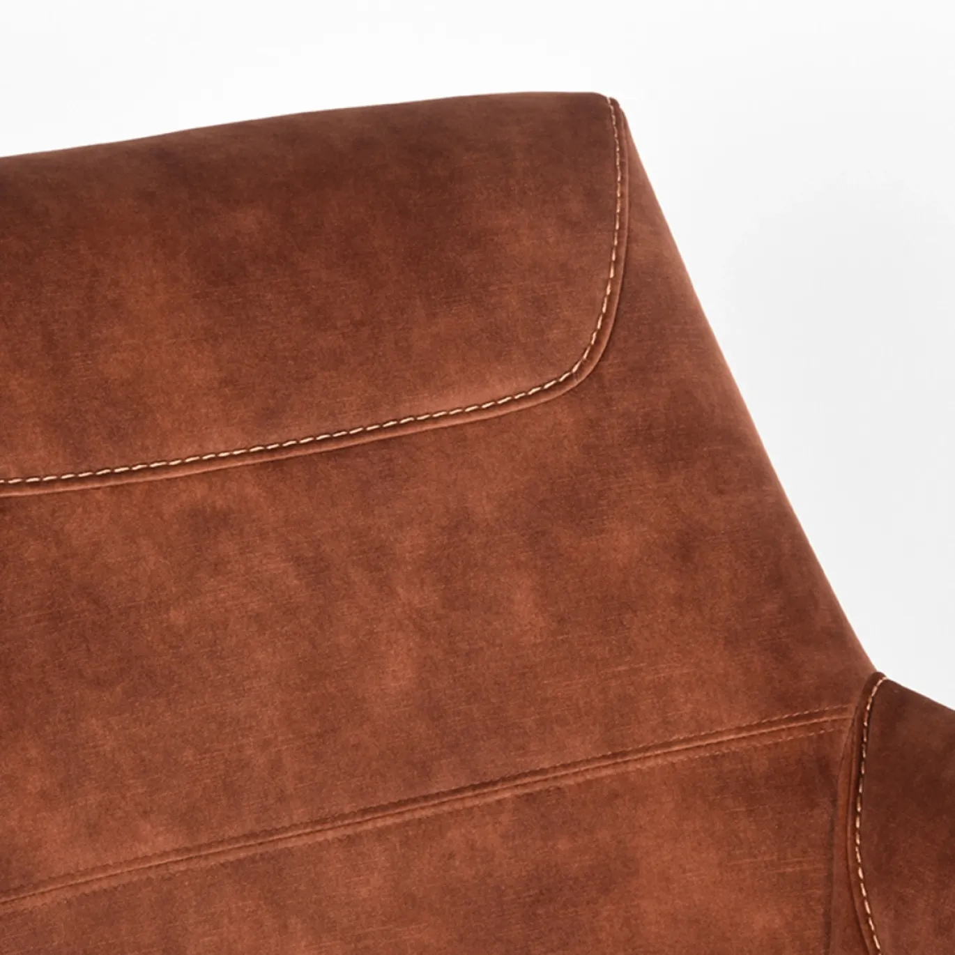 LABEL51 Fauteuil Toby Rust Velours