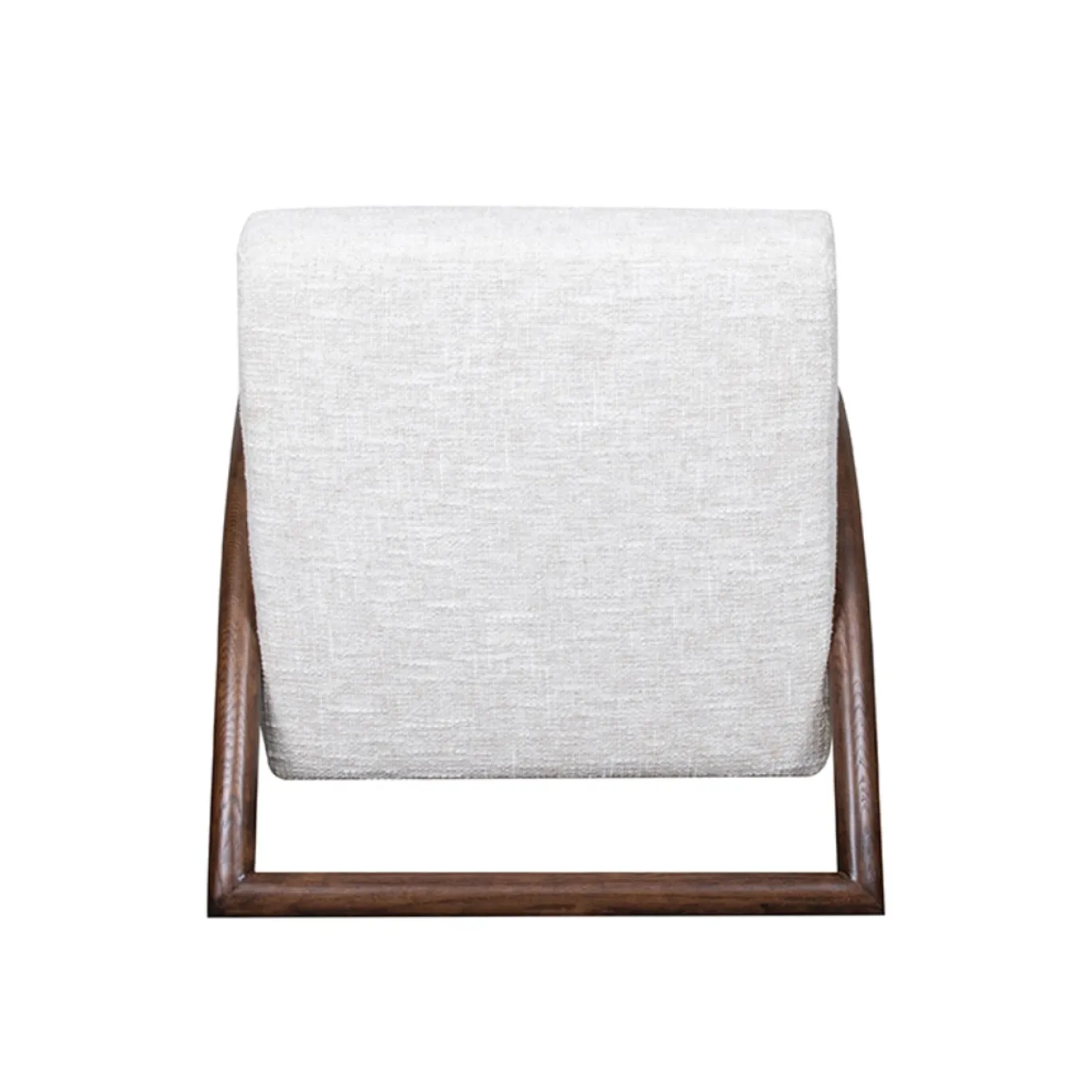 LABEL51 Fauteuil Viggo Bouclé Naturel/Walnoot