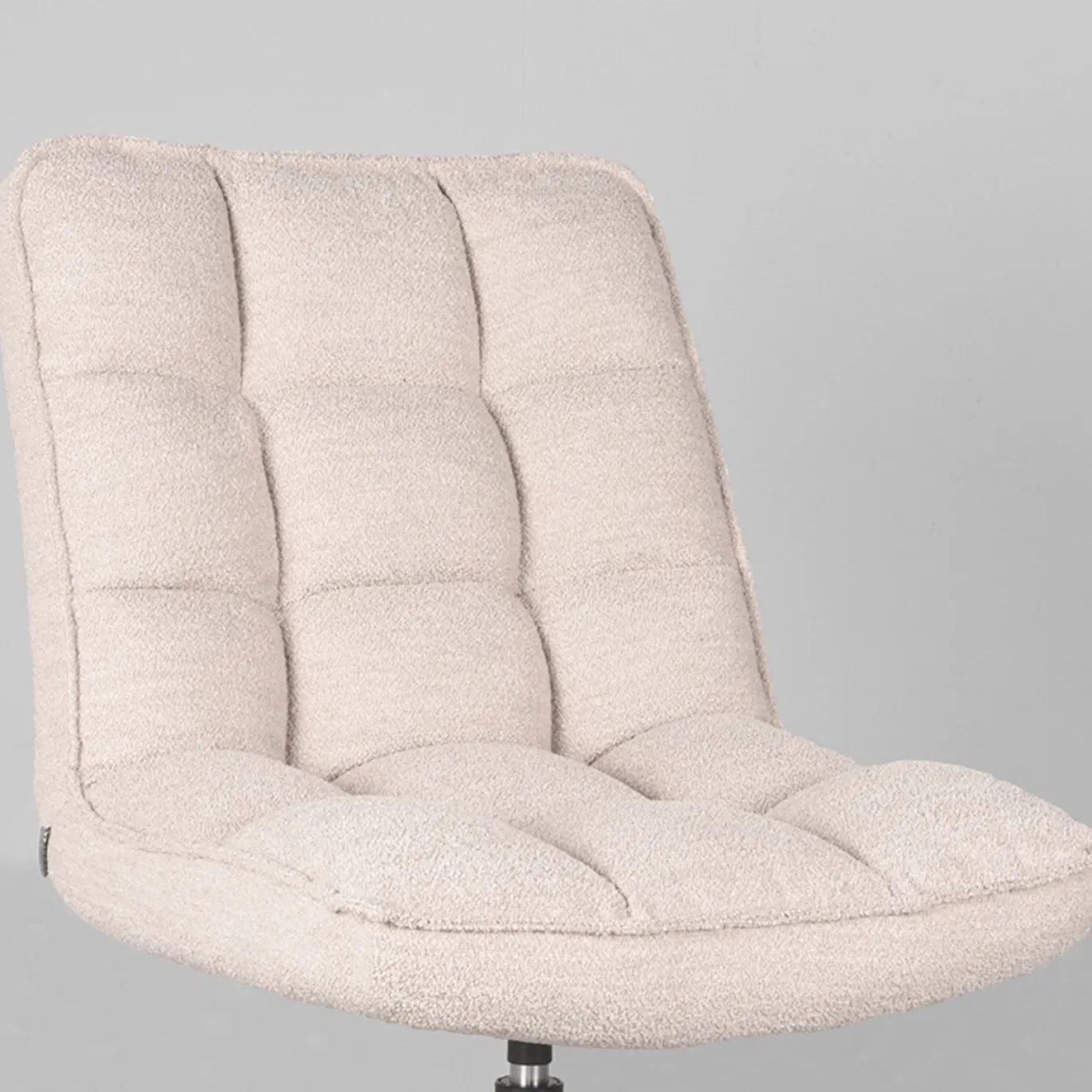 LABEL51 Fauteuil Vince Naturel Boucle