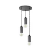 LABEL51 Hanglamp Fresco Concrete Beton 3-Lichts Getrapt