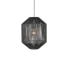 LABEL51 Hanglamp Ibiza - Zwart - Jute - 1-Lichts Cilinder